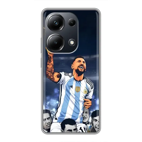 Чохол з принтом «Мессі з кубком» для Xiaomi POCO M6 Pro Чохол з принтом «Мессі з кубком» для Xiaomi POCO M6 Pro