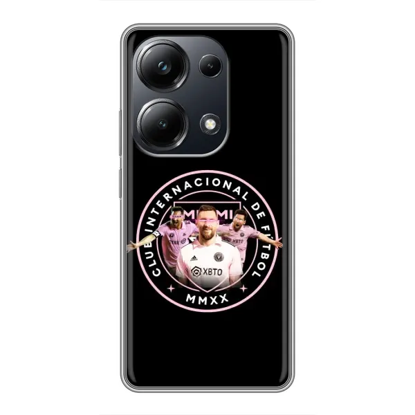 Чохол з принтом «Мессі в лого» для Xiaomi POCO M6 Pro Чохол з принтом «Мессі в лого» для Xiaomi POCO M6 Pro