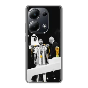 Чохли для Xiaomi POCO M6 Pro (Leo чемпіон) (AlphaPrint) (Мессі коронований)