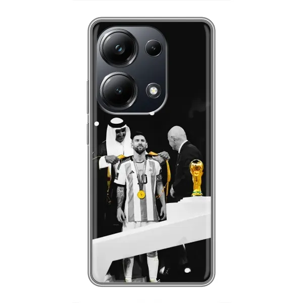 Чохол з принтом «Мессі коронований» для Xiaomi POCO M6 Pro Чохол з принтом «Мессі коронований» для Xiaomi POCO M6 Pro