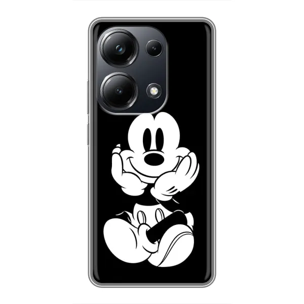 Чохол з принтом «Маус на чорному» для Xiaomi POCO M6 Pro Чохол з принтом «Маус на чорному» для Xiaomi POCO M6 Pro