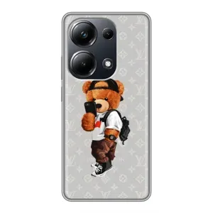 Брендновые Чехлы для Xiaomi POCO M6 Pro - (PREMIUMPrint) (Мишка Луи)