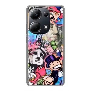 Чехлы с крутыми принтами для Xiaomi POCO M6 Pro - (PREMIUMPrint) (Monopoly man)