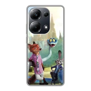 Чохол з принтом «Герої мультфільму Зоотрополіс» для Xiaomi POCO M6 Pro