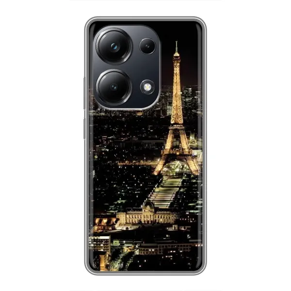 Чохол з принтом «Нічний Париж» для Xiaomi POCO M6 Pro