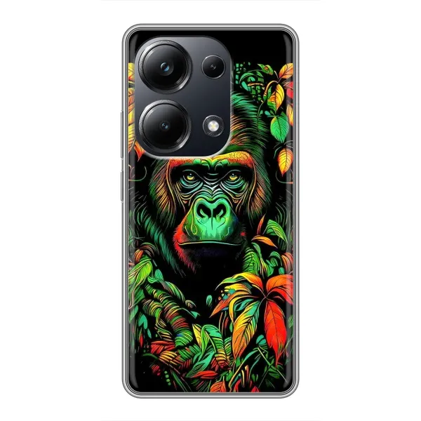Чехол с принтом «Обезьяна в тропиках» для Xiaomi POCO M6 Pro Чехол с принтом «Обезьяна в тропиках» для Xiaomi POCO M6 Pro