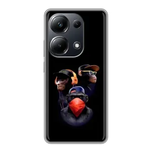 Чохол з Мавпами Xiaomi POCO M6 Pro - (AlphaPrint)