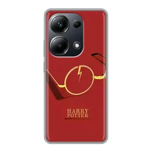Чехлы с Гарри Поттером для Xiaomi POCO M6 Pro (AlphaPrint) (очки Гарри)