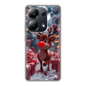 Чохол з принтом «Олень серед подарунків» для Xiaomi POCO M6 Pro
