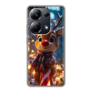 Чохол з принтом «Олень з шарфом» для Xiaomi POCO M6 Pro