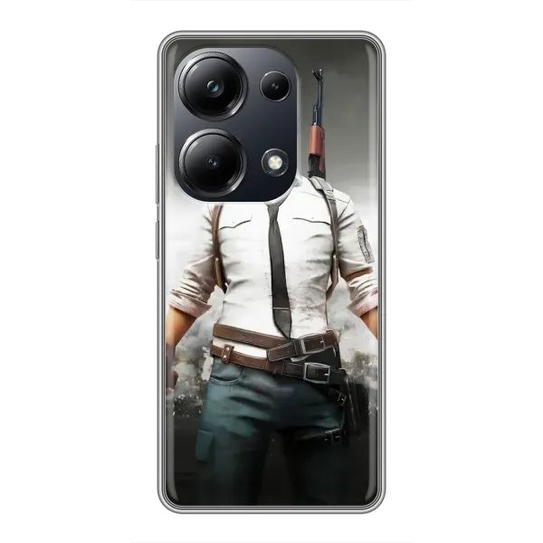 Чехол с принтом «Пабг мен» для Xiaomi POCO M6 Pro