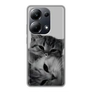 Чохол з малюнком кіт на Xiaomi POCO M6 Pro (Пара котів)