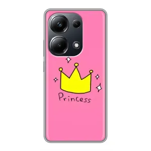 Чехол с картинкой (Стильные) для Поко М6 Про - (AlphaPrint) (Princess)