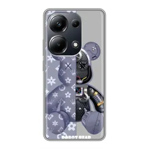 Крутые Чехлы Луи Виттон для Xiaomi POCO M6 Pro (AlphaPrint) (Робот Мишка)
