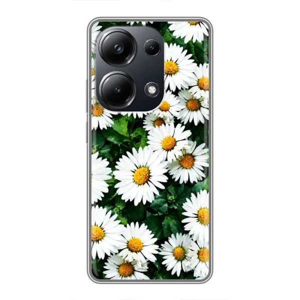 Чехол с принтом «Ромашки» для Xiaomi POCO M6 Pro