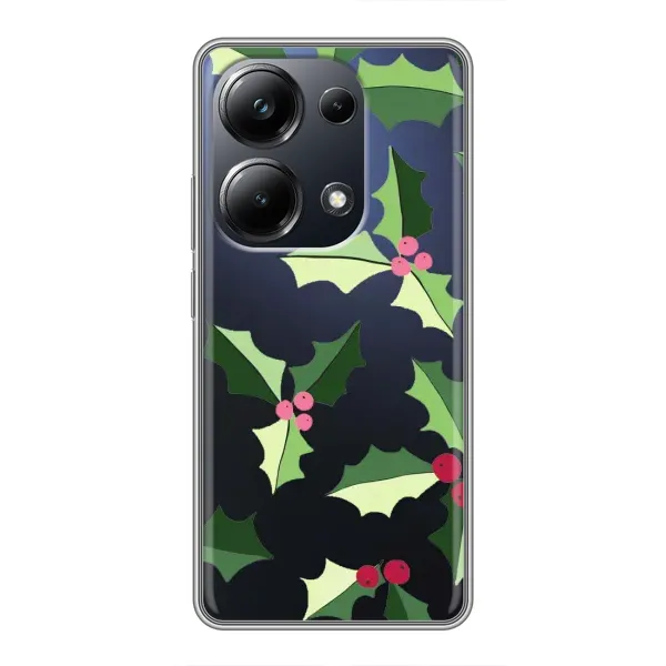 Чохол з принтом «Різдвяний фон» для Xiaomi POCO M6 Pro