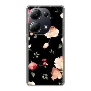 Чохли з квітами для Xiaomi POCO M6 Pro (VPrint) (Трояндочки)