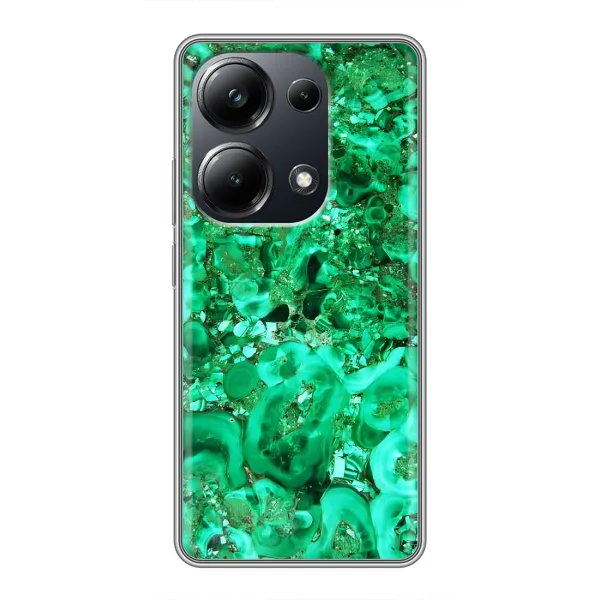 Чохол з принтом «Салатовий Мрамор» для Xiaomi POCO M6 Pro