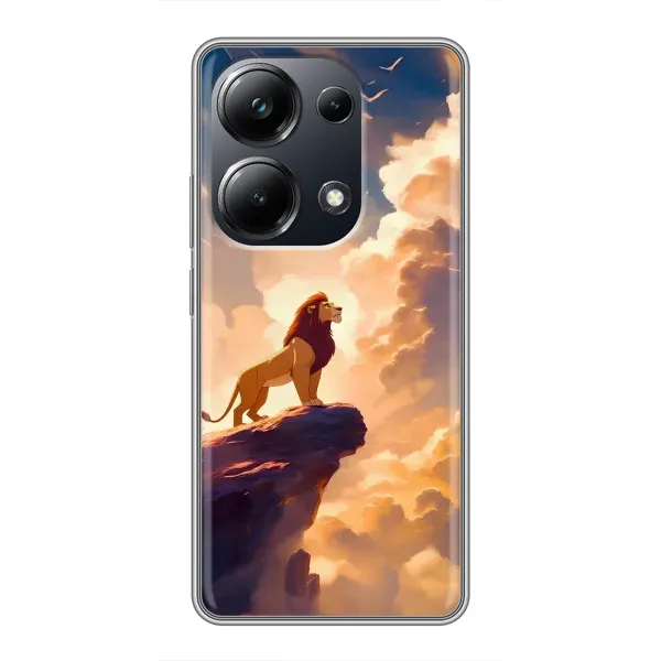 Чохол з принтом «Сімба на скелі» для Xiaomi POCO M6 Pro Чохол з принтом «Сімба на скелі» для Xiaomi POCO M6 Pro