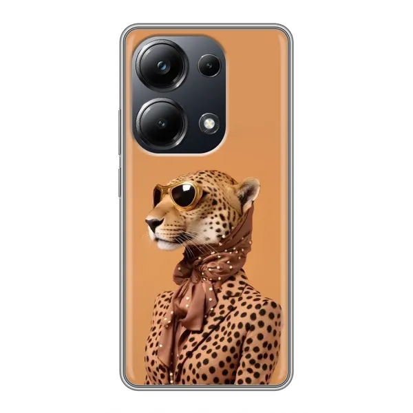 Чохол з принтом «Стильний леопард» для Xiaomi POCO M6 Pro