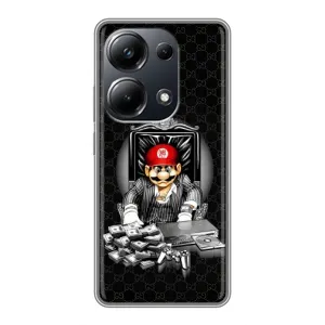 Чехлы с крутыми принтами для Xiaomi POCO M6 Pro - (PREMIUMPrint) (Супер Марио)