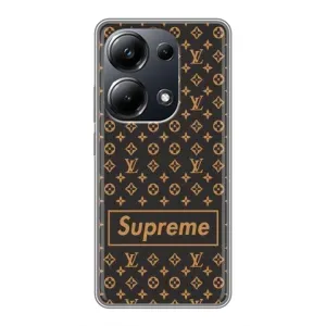 Чехол для Xiaomi POCO M6 Pro с картинкой Supreme (AlphaPrint) (Supreme LV)