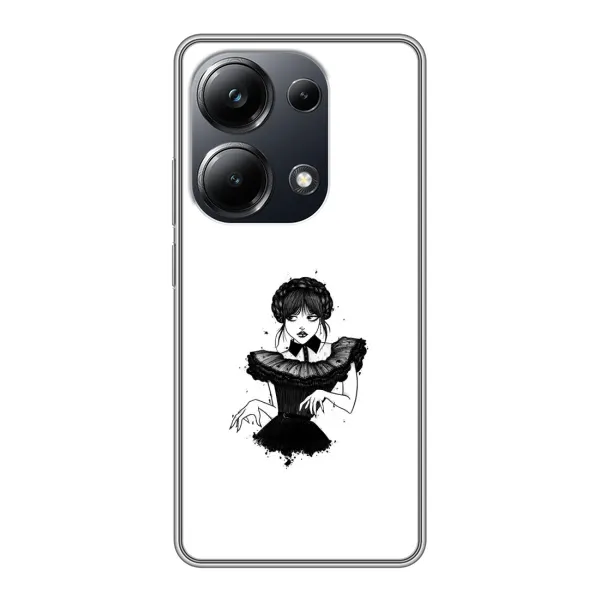 Чохол з принтом «танець Венздей» для Xiaomi POCO M6 Pro Чохол з принтом «танець Венздей» для Xiaomi POCO M6 Pro