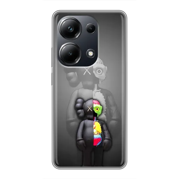 Чехол с принтом «Тело Bearbrick» для Xiaomi POCO M6 Pro