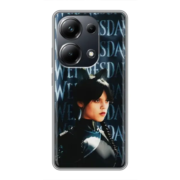 Чохол з принтом «Венздей кішка» для Xiaomi POCO M6 Pro Чохол з принтом «Венздей кішка» для Xiaomi POCO M6 Pro