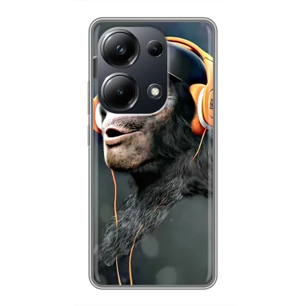 Чехол с принтом «В наушниках» для Xiaomi POCO M6 Pro Чехол с принтом «В наушниках» для Xiaomi POCO M6 Pro