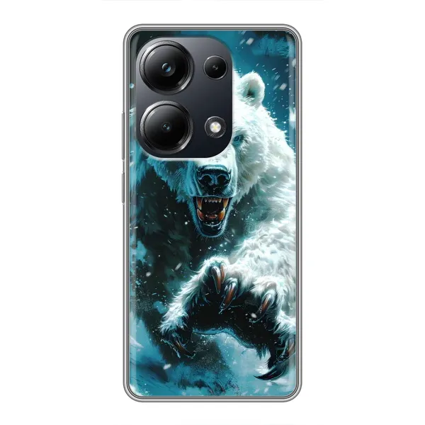 Чохол з принтом «Полярний ведмідь» для Xiaomi POCO M6 Pro