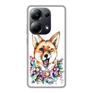 Чохли з картинкою Лисичка для Xiaomi POCO M6 Pro (VPrint) (Весела лисичка)