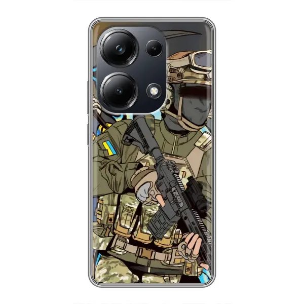 Чохол з принтом «Воїн ЗСУ» для Xiaomi POCO M6 Pro Чохол з принтом «Воїн ЗСУ» для Xiaomi POCO M6 Pro