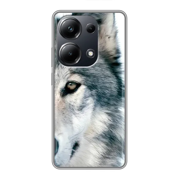 Чохол з принтом «Вовк» для Xiaomi POCO M6 Pro Чохол з принтом «Вовк» для Xiaomi POCO M6 Pro