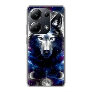 Защитные чехлы для Поко М6 Про (AlphaPrint) (ХИТ продаж) ВОЛК (Волк)
