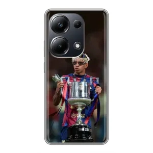 Чохол з футболістом Ламін Ямаль Xiaomi POCO M6 Pro (Ямаль з кубком)