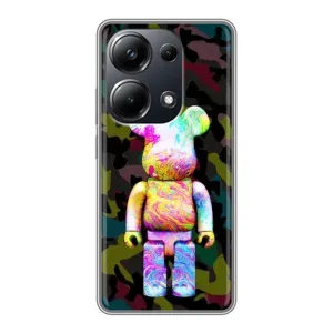 Чехлы для Xiaomi POCO M6 Pro - Bearbrick Louis Vuitton (PREMIUMPrint) (Яркий Bearbrick)