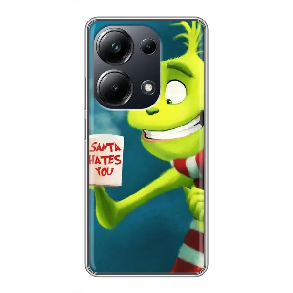 Чехол с принтом «Зеленый Гринч» для Xiaomi POCO M6 Pro