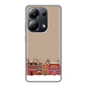 Новорічні, Святкові Чохли для Xiaomi POCO M6 Pro - 2024 год (Зимове місто)