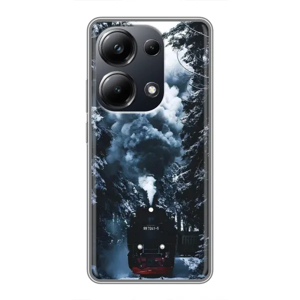 Чохол з принтом «Зимовий потяг» для Xiaomi POCO M6 Pro Чохол з принтом «Зимовий потяг» для Xiaomi POCO M6 Pro