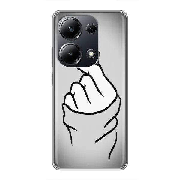 Чехол с принтом «Значок Love» для Xiaomi POCO M6 Pro