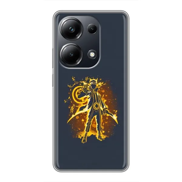 Чехол с принтом «золотой Наруто» для Xiaomi POCO M6 Pro