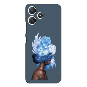 Чехлы (ART) Цветы на Xiaomi POCO M6 (VPrint) (Квіти на голові)
