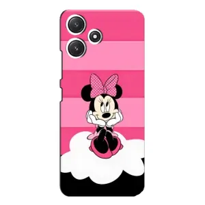 Эксклюзивный чехол для Xiaomi POCO M6 (AlphaPrint - Мультяшные) (Девочка Maus)