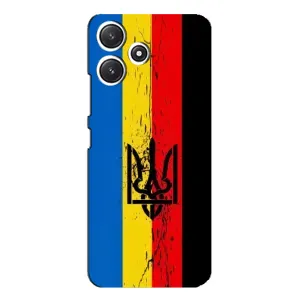 Украинские Чехлы для Xiaomi POCO M6 с картинкой УПА (AlphaPrint) (Флаг УПА)