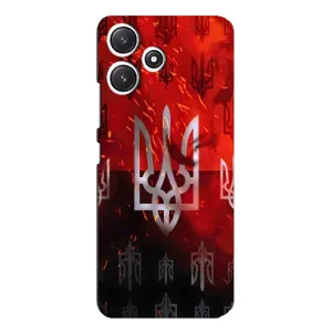 Украинские Чехлы для Xiaomi POCO M6 с картинкой УПА (AlphaPrint) (ГЕРБ УПА)