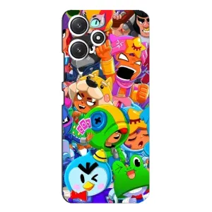 Чехлы Brawl Stars для Xiaomi POCO M6 (AlphaPrint) (Герои Бравл Старс)