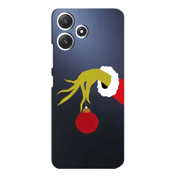 Чехол с принтом «Гринч с игрушкой» для Xiaomi POCO M6