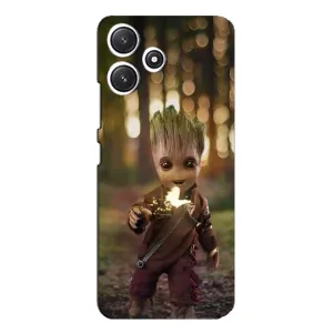 Чехол МАРВЕЛ для Сяоми Поко М6 (AlphaPrint) (I am Groot)
