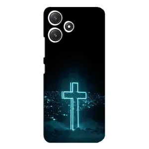 Християнські Чохли для Xiaomi POCO M6 (AlphaPrint) (Хрест і місто)